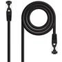 CABLE DE RED LATIGUILLO SSTP CAT8.1 AWG26 3 M NEGRO NANOCABLE